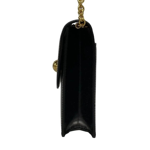 CELINE Star Ball - Black Gold Leather Shoulder Bag 663-082325 - Picture 3 of 14